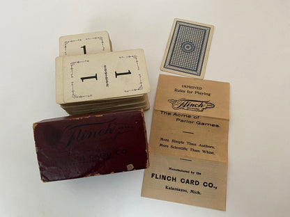 Antique Flinch Card Game - Duckwells
