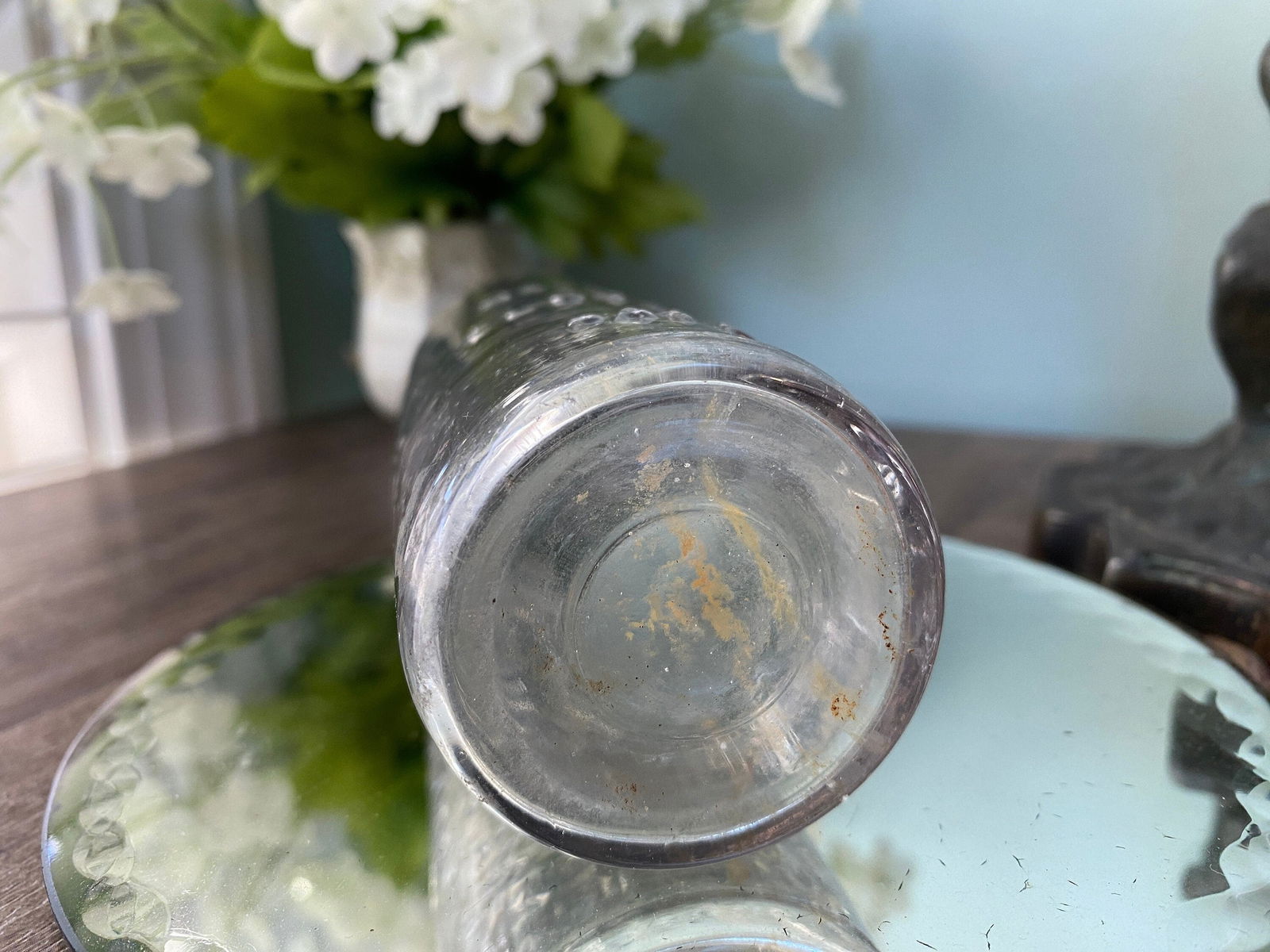 Antique New England Syrup Glass Bottle - Duckwells