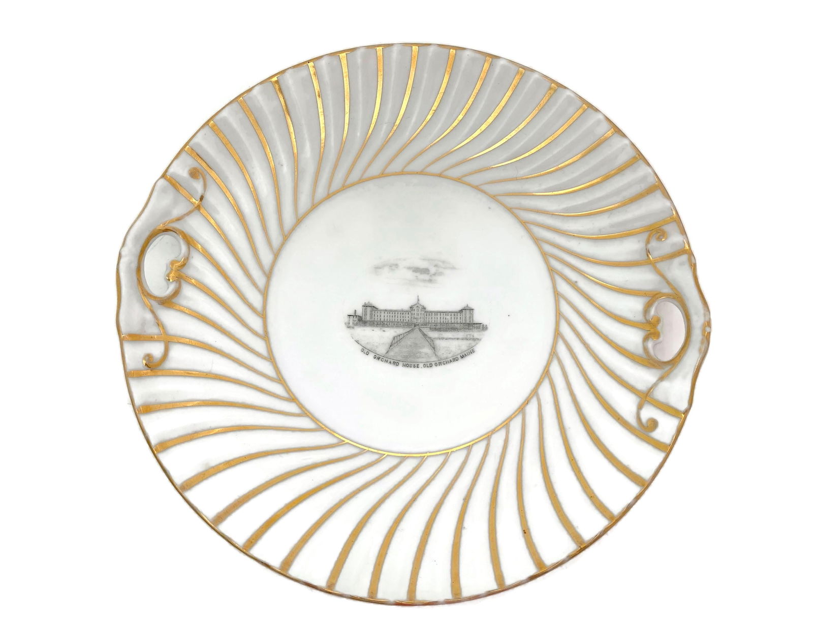 Antique Old Orchard Beach Maine Souvenir Dish - Duckwells