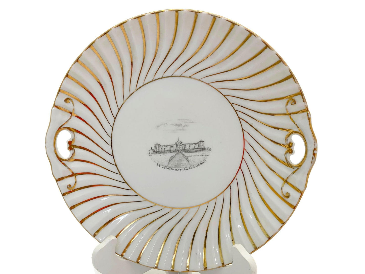 Antique Old Orchard Beach Maine Souvenir Dish - Duckwells