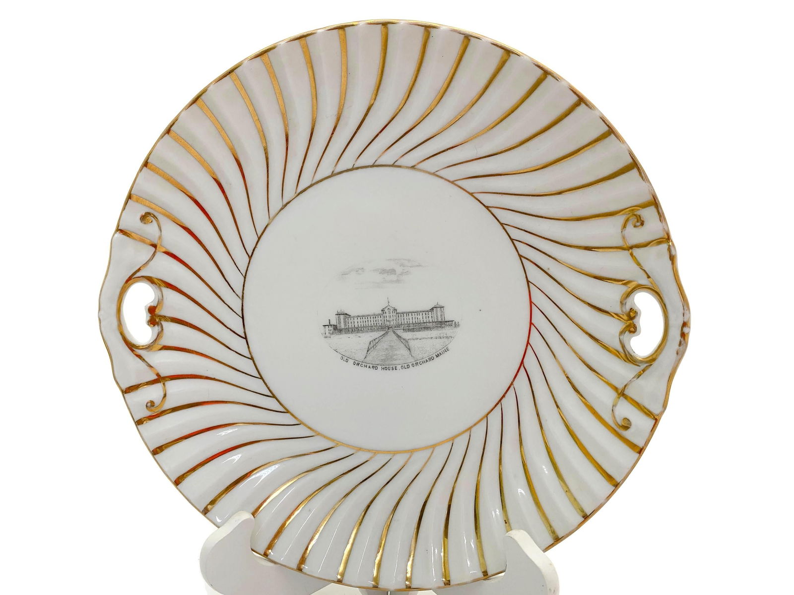 Antique Old Orchard Beach Maine Souvenir Dish - Duckwells