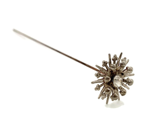 Antique Starburst Metal Hat Pin - Duckwells