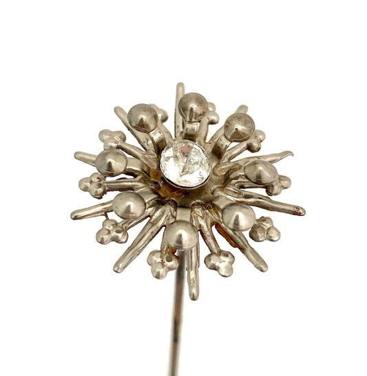 Antique Starburst Metal Hat Pin - Duckwells