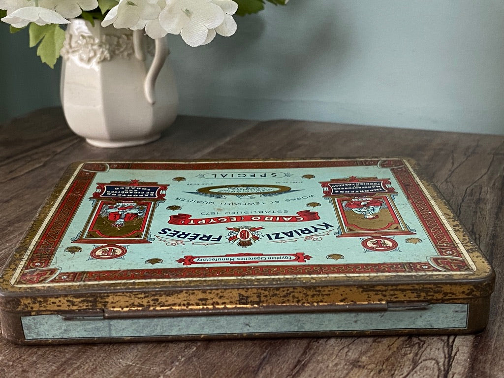 Antique Kyriazi Freres of Cairo Egypt Tin at Duckwells