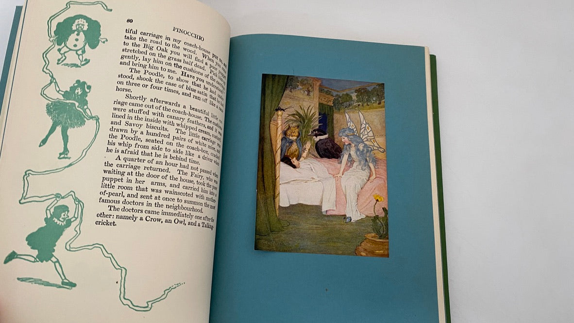 Antique Book, Pinocchio The Story of A Puppet, De Luxe Edition at Duckwells