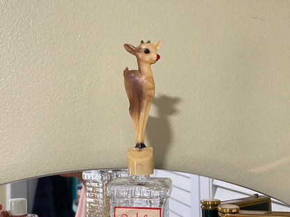 Vintage Rudolph Reindeer Toilet Water Bottle