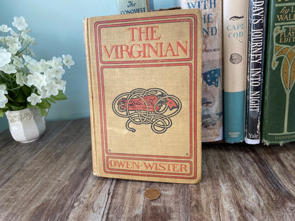 Antique Book The Virginian by Owen Wister at Duckwells