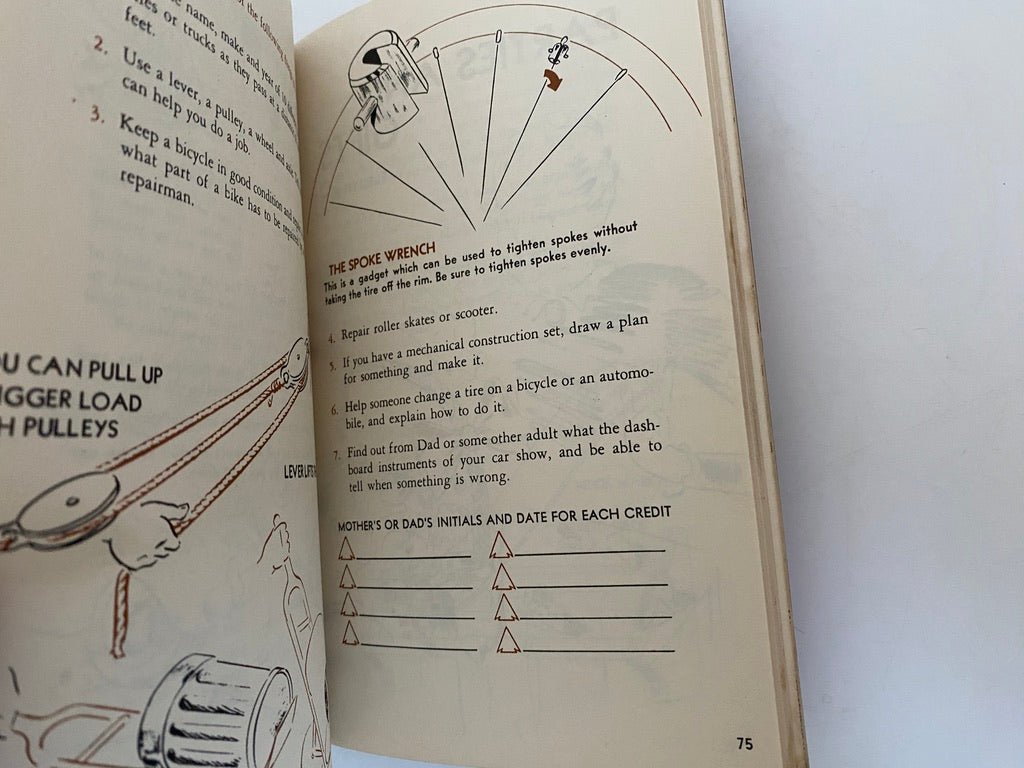 Vintage 1948 Lion Cub Scouts Handbook at Duckwells