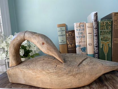 Vintage Hand Made Wooden Bird at Duckwells