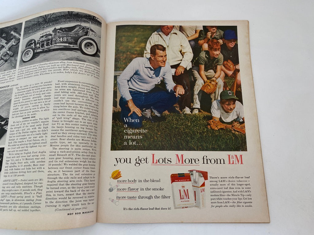 Midcentury Hot Rod Magazine August 1962 at Duckwells