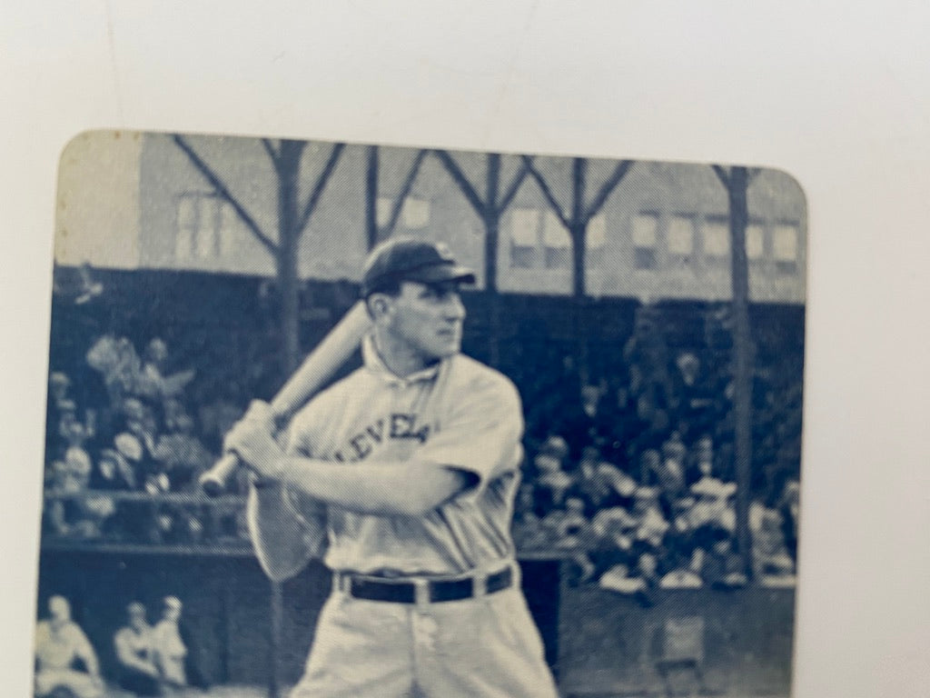 Antique Parker Brothers 1913 Baseball Game Card, Napoleon Lajoie at Duckwells