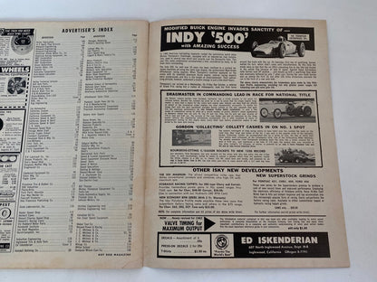 Midcentury Hot Rod Magazine August 1962 at Duckwells
