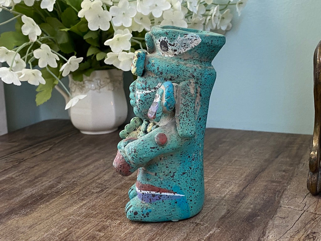 Vintage Mayan Aztec Inspired Figurine at Duckwells