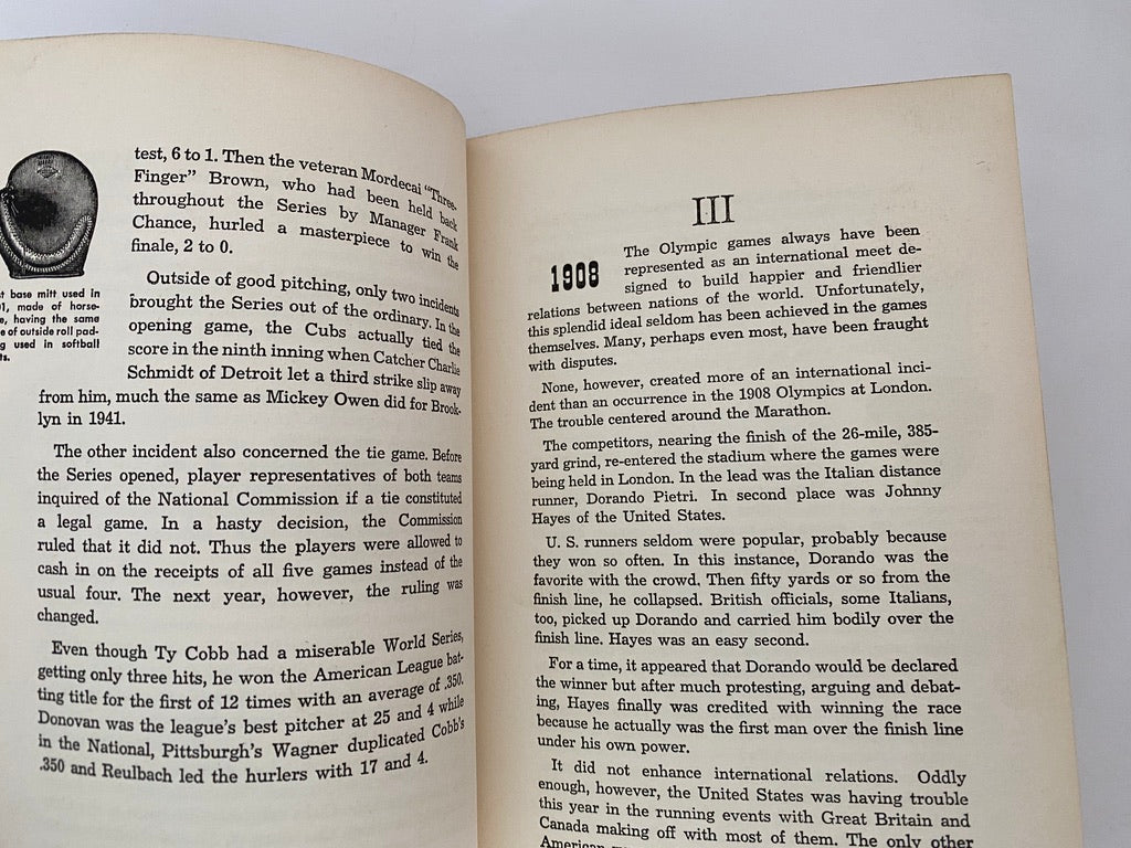 Vintage Book, 50 Golden Years of Sports Published by Rawlings at Duckwells