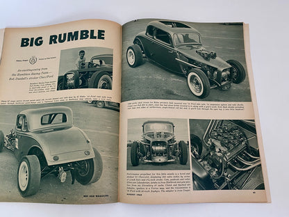 Midcentury Hot Rod Magazine August 1962 at Duckwells