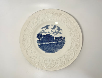 Vintage  Wedgwood Quincy Massachusetts Souvenir Plate, Presidents' Birthplaces