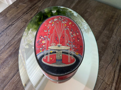 Rare, vintage Duska Face Powder, 1928 Art Nouveau at Duckwells