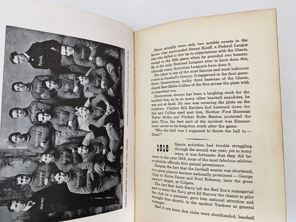 Vintage Book, 50 Golden Years of Sports Published by Rawlings at Duckwells