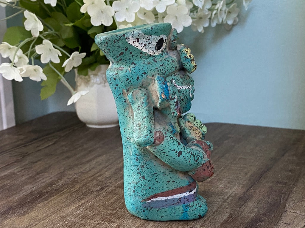 Vintage Mayan Aztec Inspired Figurine at Duckwells
