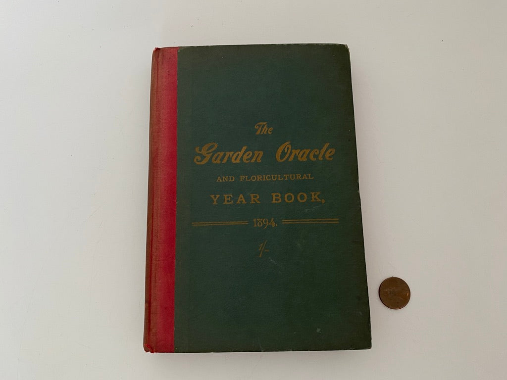 Antique Book, The Garden Oracle and Floricultural Yearbook 1894 at Duckwells