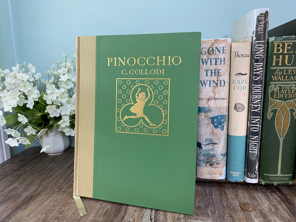 Antique Book, Pinocchio The Story of A Puppet, De Luxe Edition at Duckwells