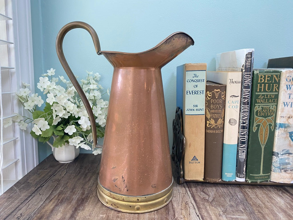 Vintage Copper Pitcher at Duckwells