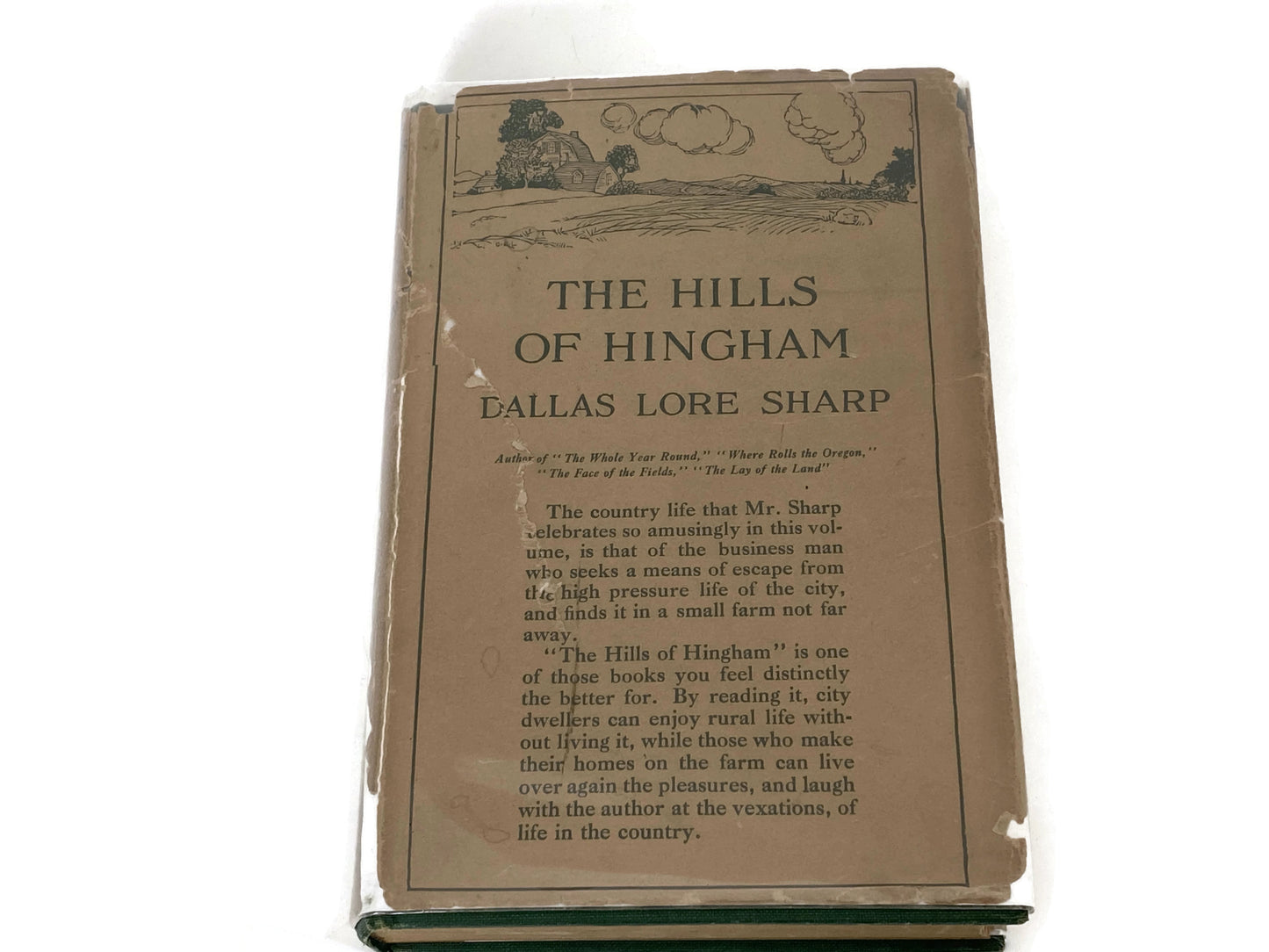 Antique First Edition Book "The Hills of Hingham" by Dallas Lore Sharp