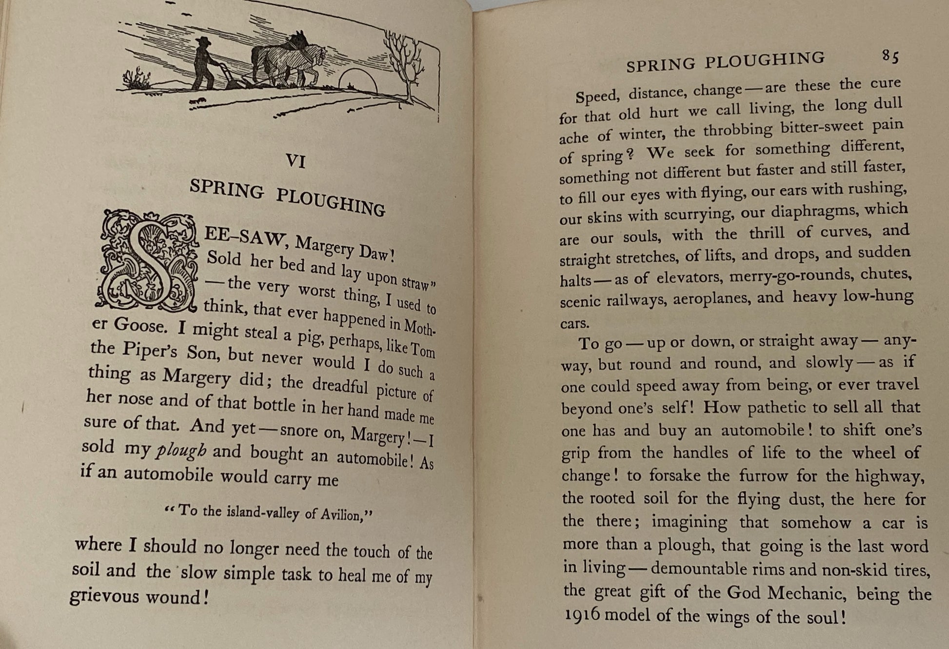 Antique First Edition Book "The Hills of Hingham" by Dallas Lore Sharp at Duckwells