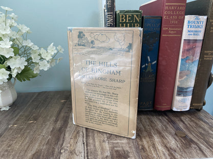 Antique First Edition Book "The Hills of Hingham" by Dallas Lore Sharp at Duckwells