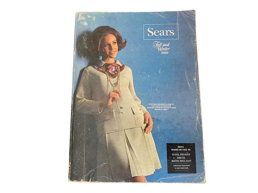 Midcentury 1969 Sears Roebuck Fall and Winter Catalog Duckwells