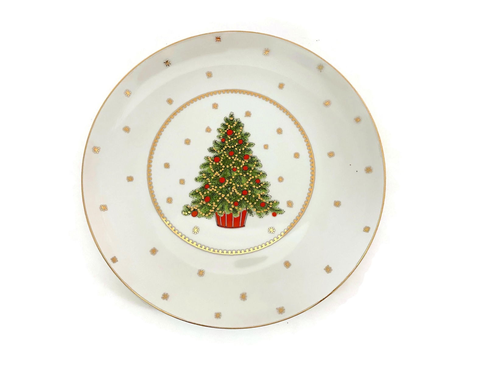 Midcentury Christmas Plate - Duckwells