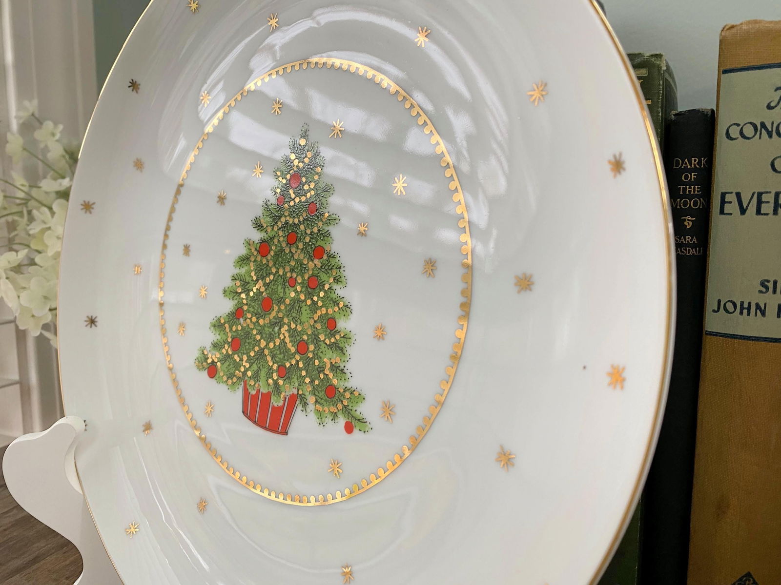 Midcentury Christmas Plate - Duckwells