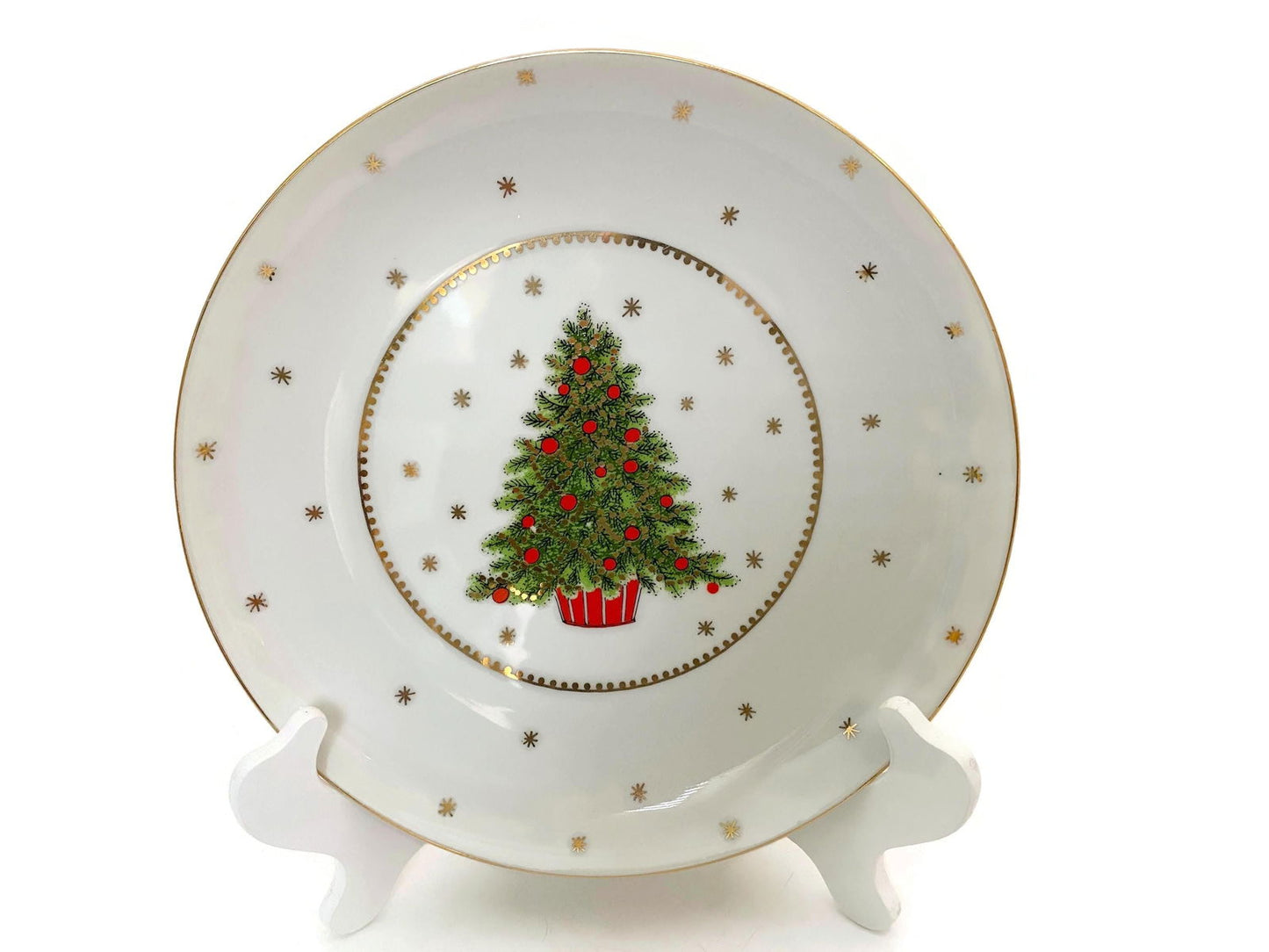 Midcentury Christmas Plate - Duckwells