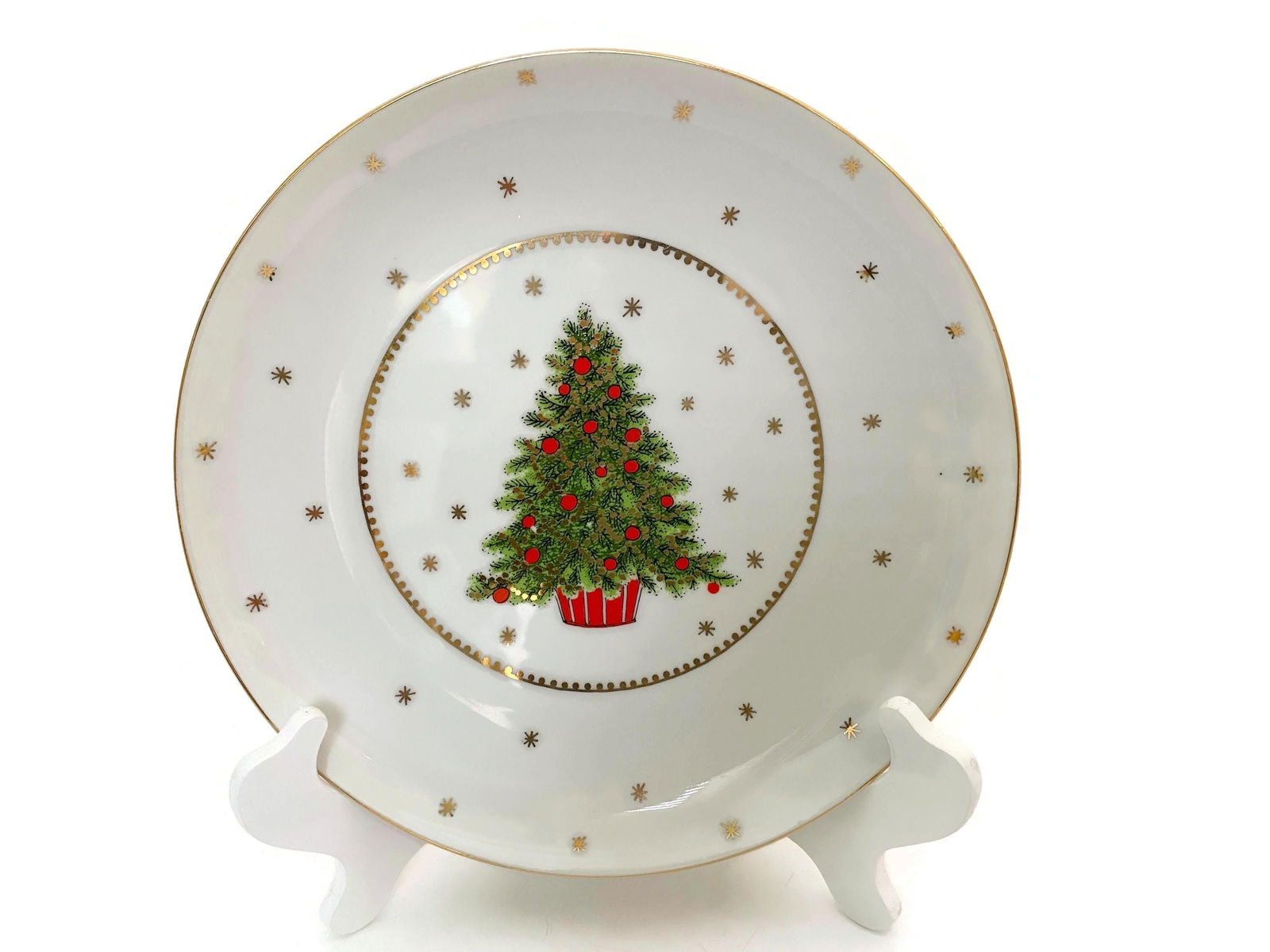 Midcentury Christmas Plate - Duckwells