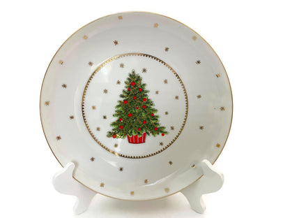Midcentury Christmas Plate - Duckwells
