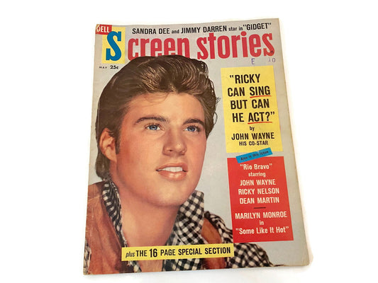 Midcentury Magazine Screen Stories May 1959 Edition - Duckwells
