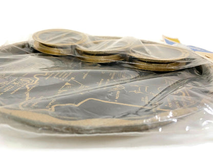 Midcentury Maine Metal Souvenir Tray and Coasters at Duckwells