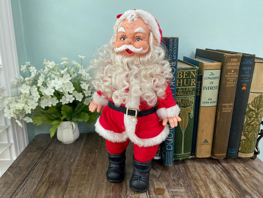 Midcentury Santa Claus Doll Vintage Holiday Decor at Duckwells