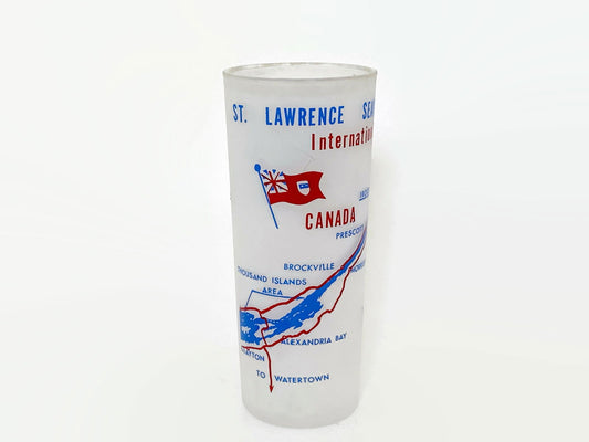 Midcentury St. Lawrence Seaway and Power Product Souvenir Glass - Duckwells