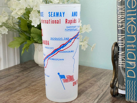 Midcentury St. Lawrence Seaway and Power Product Souvenir Glass - Duckwells