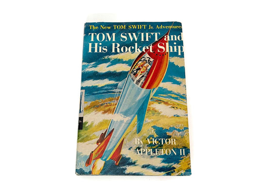Midcentury Tom Swift and His Rocket Ship Hardcover Book - Duckwells
