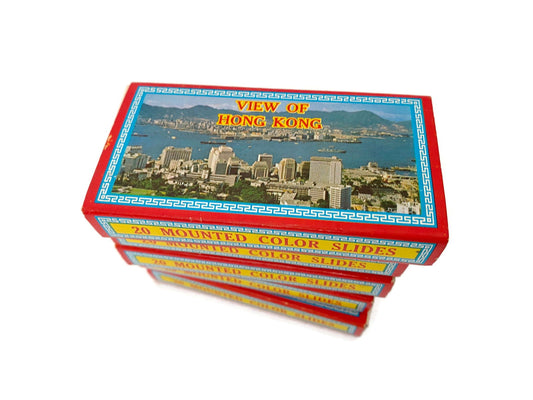 Midcentury View of Hong Kong Color Slides - Duckwells