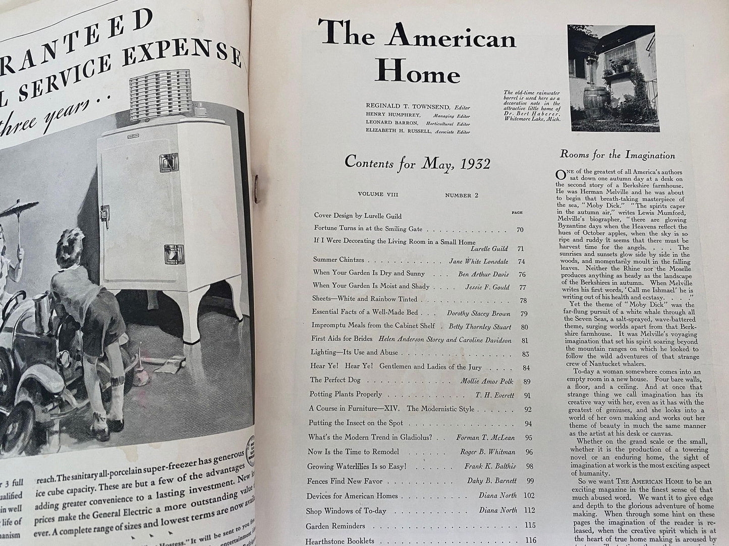 Vintage 1932 Magazine The American Home May Edition - Duckwells