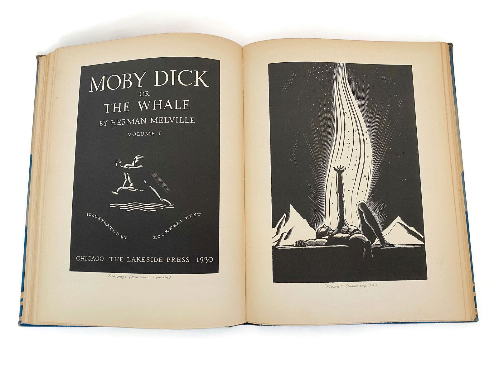 Vintage 1933 Hardcover Book Rockwellkentiana by Rockwell Kent at Duckwells