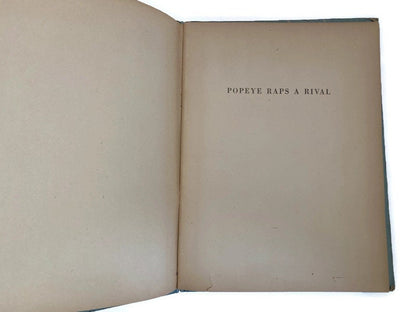 Vintage 1937 Popeye Story Book - Duckwells