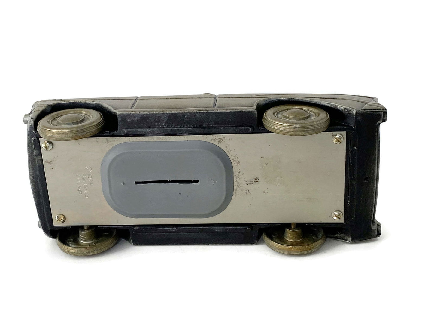 Vintage 1957 Chevy Automobile Cast Metal Coin Bank - Duckwells