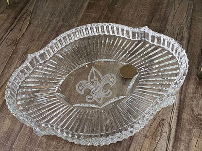 Vintage Boy Scout Crystal Dish by Waterford at Duckwells