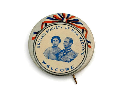 Vintage British Society of Fall River Lapel Pin - Duckwells