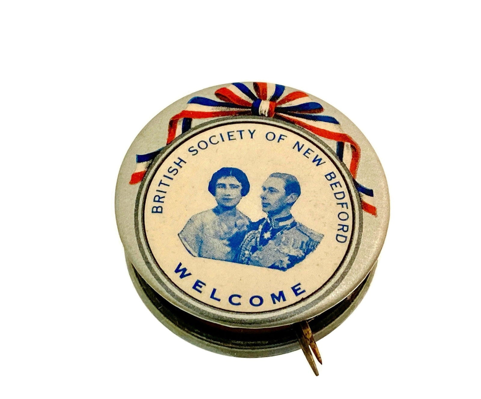Vintage British Society of Fall River Lapel Pin - Duckwells