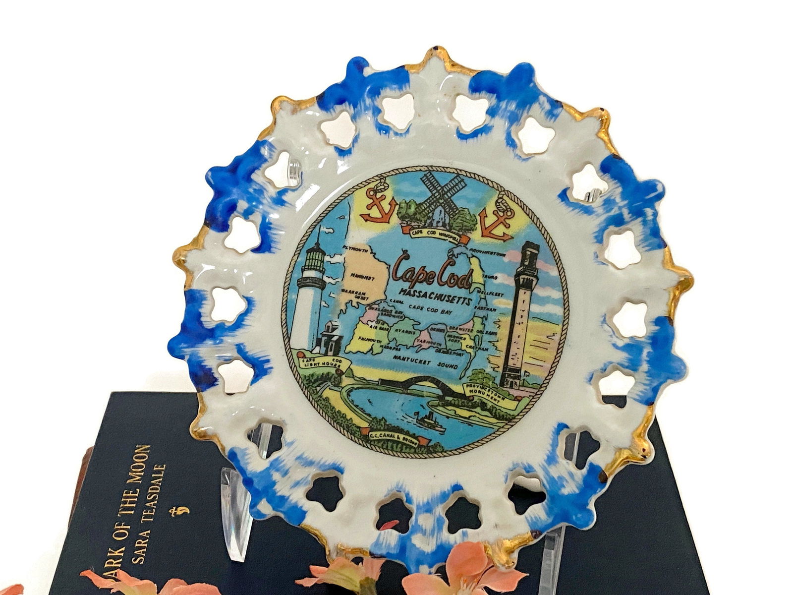 Vintage Cape Cod Massachusetts Small Plate - Duckwells